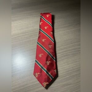 Scottish Rite Masonic Eagle Neck Tie Red Gold Green Navy Blue Hampton Hall